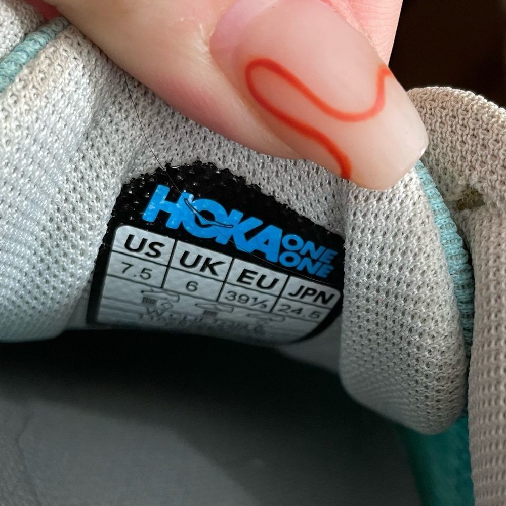 Hoka Baby Blue Athletic Training Shoes - Picture 8 of 8
